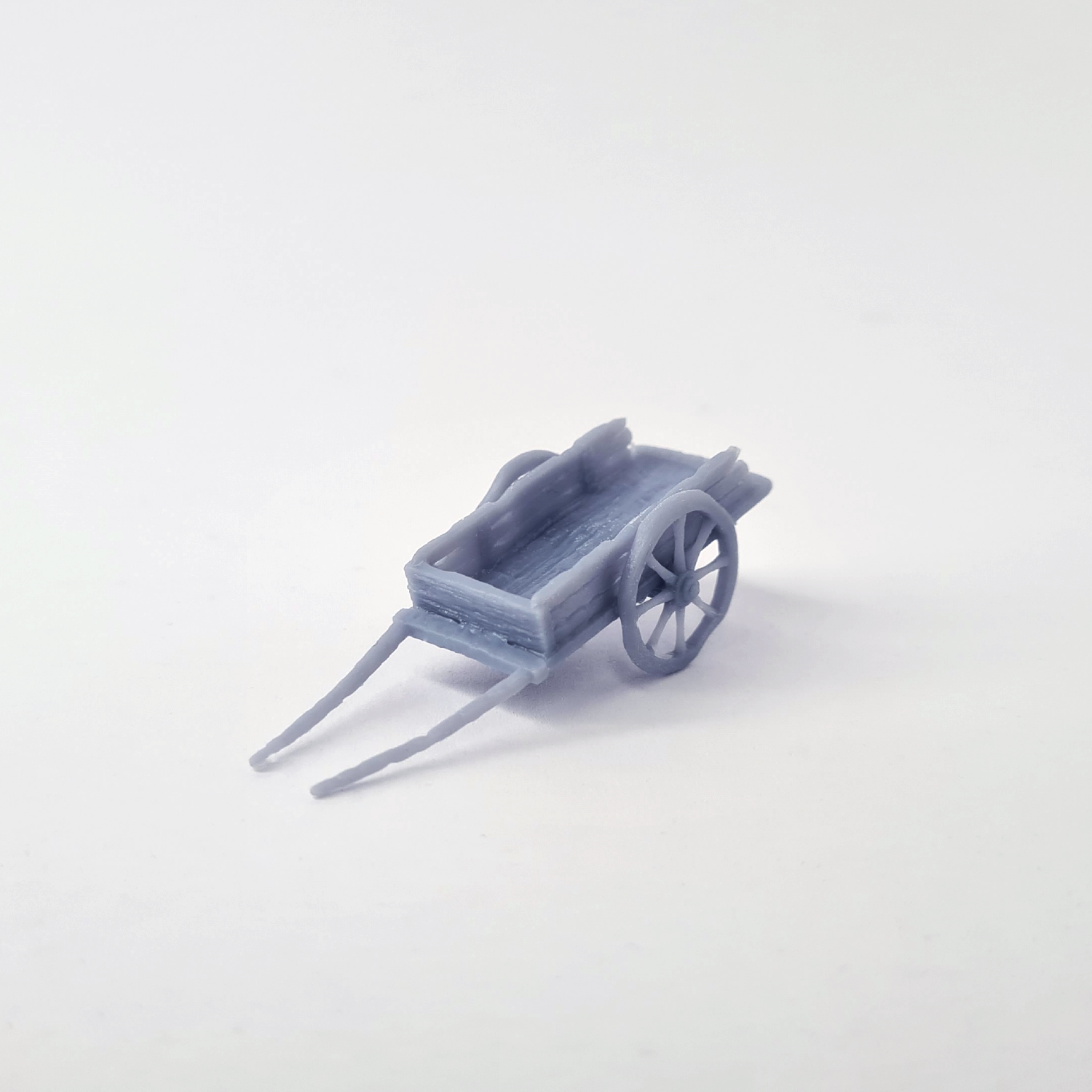 Gammel 3D printet miniature vogn til 32mm tabletop gaming - wargaming